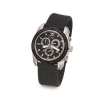 le vian stl watch with black diamonds 3/4 cts.