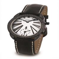 le vian stl watch with black diamonds 1  3/4 cts.