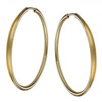 hoop earrings in gold