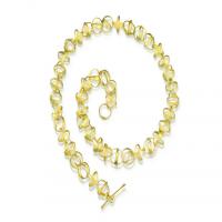 orbit necklace in 18k yellow gold