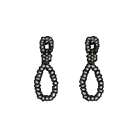 priya himatsingka victoria slim teardrop earrings (patina)