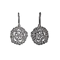 priya himatsingka kellie flower large swing hook earrings