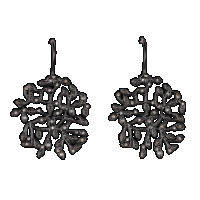 priya himatsingka flat paper gold teardrop earrings