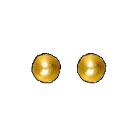 priya himatsingka fragment gold medium earrings