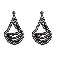 priya himatsingka soraya silver earrings (patina)