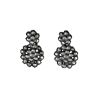 priya himatsingka buckle small double drop earrings