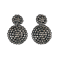 priya himatsingka buckle large double drop earrings