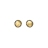 priya himatsingka paper irregular gold medium stud earrings