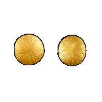 priya himatsingka wheel extra large gold stud earrings