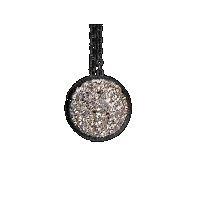 priya himatsingka sparkler 18mm silver pendant necklace