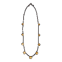 priya himatsingka fragment gold 9-cup necklace