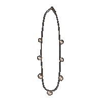 priya himatsingka fragment 7-cup silver necklace