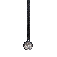 priya himatsingka sparkler 12mm silver pendant necklace