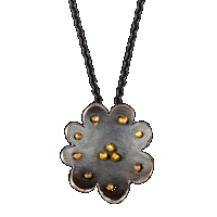 priya himatsingka spangles poppy medium pendant necklace