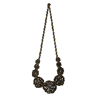 priya himatsingka kellie 9-cluster necklace (gold plated)