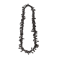 priya himatsingka stamen silver necklace