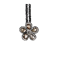 priya himatsingka rosa 5 petal diamond pendant