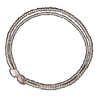 priya himatsingka pearls double leaf silver 2-strand necklace
