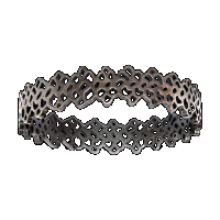 priya himatsingka kellie flat lace bangle (patina)