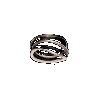 priya himatsingka class 5-stack ring: 3 silver, 2 patina