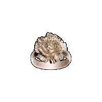 priya himatsingka rosette extra large pointed ring