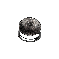 priya himatsingka wheel small silver ring (patina)