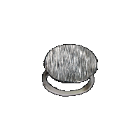 priya himatsingka water large silver ring (patina)