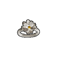 priya himatsingka wax flower rounded large ring