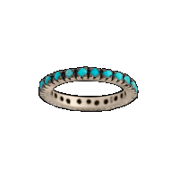 priya himatsingka turquoise single row ring