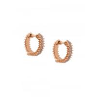 ana khouri tiny zipper hoops