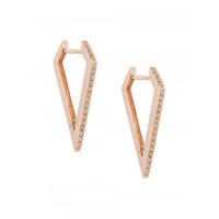 ana khouri 18kt gold and diamond dagger hoops