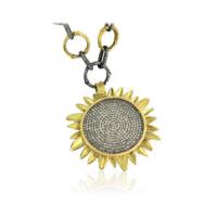 sunflower pendant