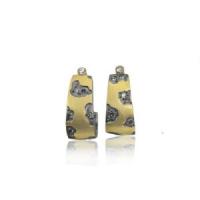 cheetah j hook earrings