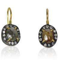 halo and diamond earrings