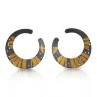 large monarch hoop earrings