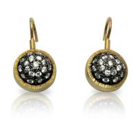 pave dome earrings