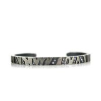 thin zebra cuff palladium