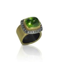 peridot barbie dream house ring
