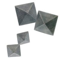 carved large pyramid earrings