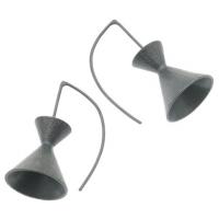 carved small cone earrings