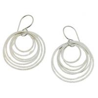circle ripple earrings