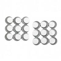 eclipse 3x3 circle grid earrings