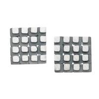 eclipse 4x4 square grid earrings