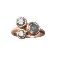 gray diamond engagement ring