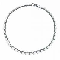 eclipse circle link necklace