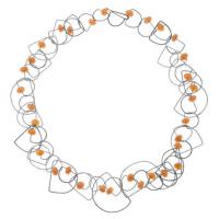 tangle half-circle necklace