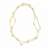 needle eye chain bracelet - double strand