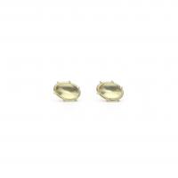 signature oval earrings