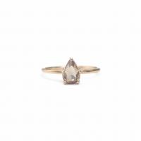 rose cut diamond solitaire