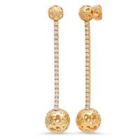 long lace earrings